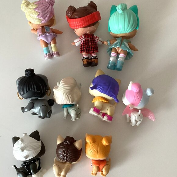 Bundle Lot of 10 LOL Surprise Series Dolls Without Accessories - Picture 2 of 6